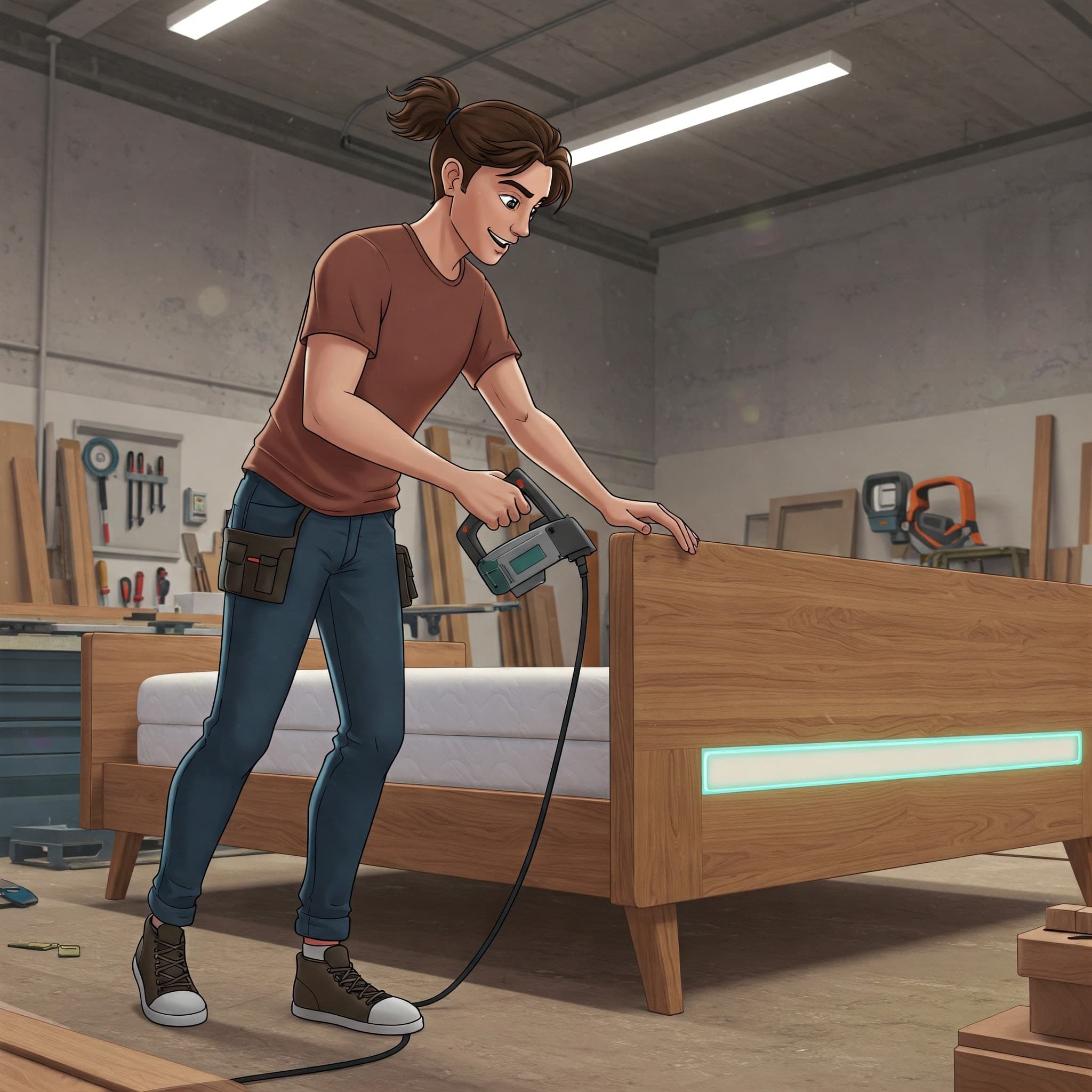 Furniture manufacturing process