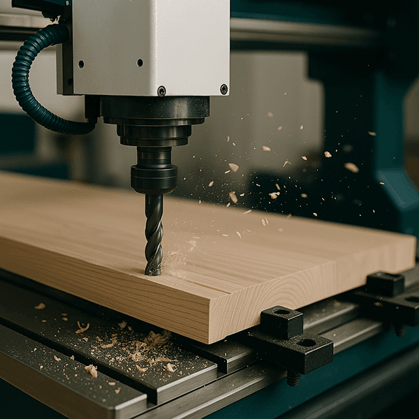 Craftsman working on furniture
