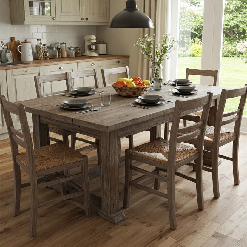 Rustic Farmhouse Dining Table